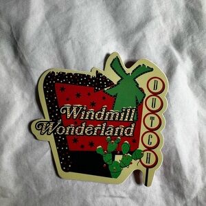 Dutch Bros Windmill Wonderland Sticker